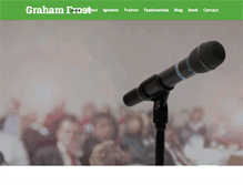Tablet Screenshot of grahamfrost.com